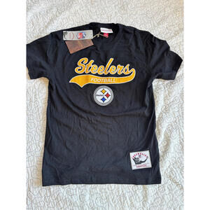 Mitchell & Ness Pittsburgh Steelers Football T-Shirt Boys Size Medium 10/12
